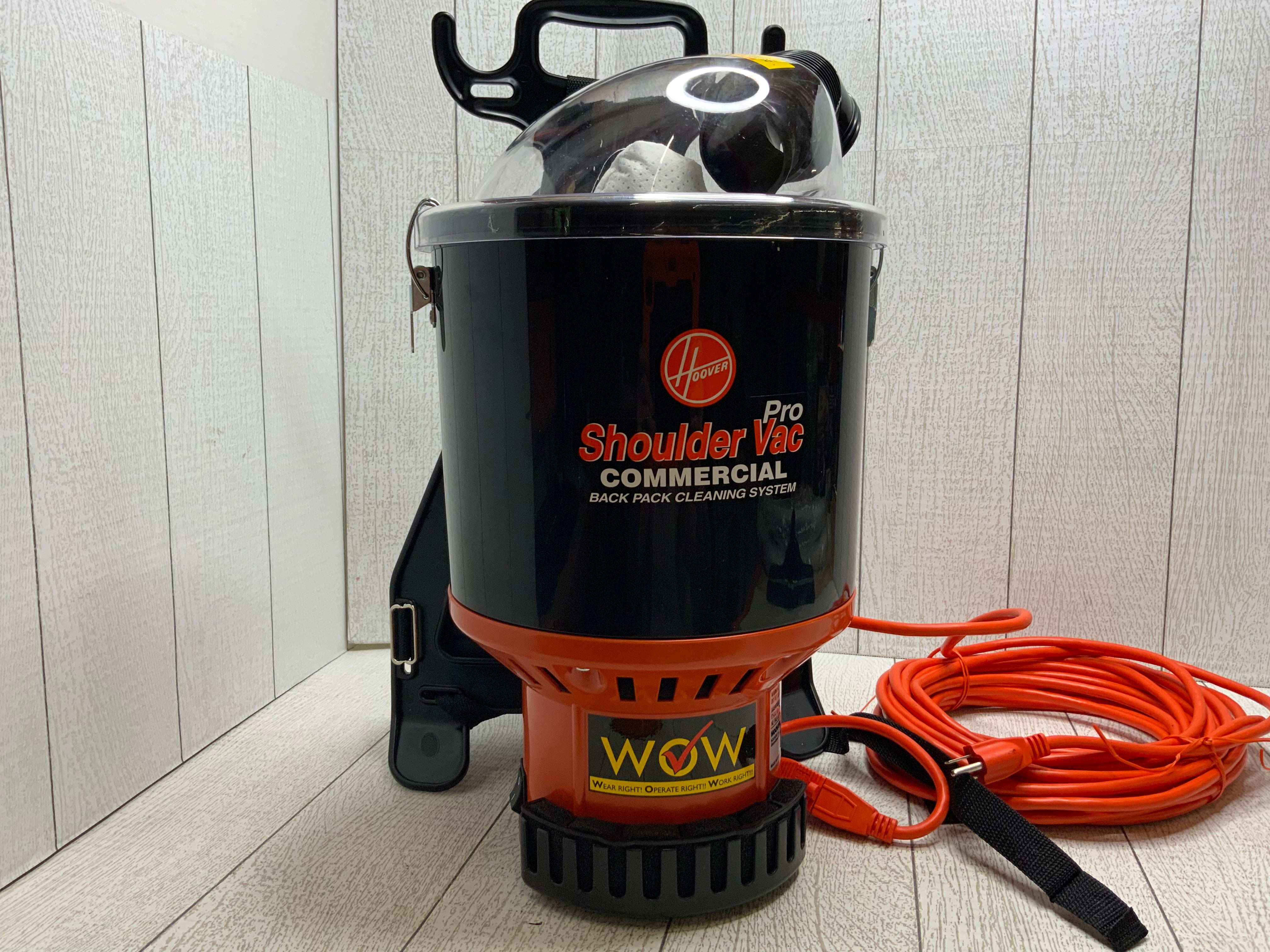 Hoover Commercial Lightweight Backpack Baggged Vacuum Cleaner (8063938887918)